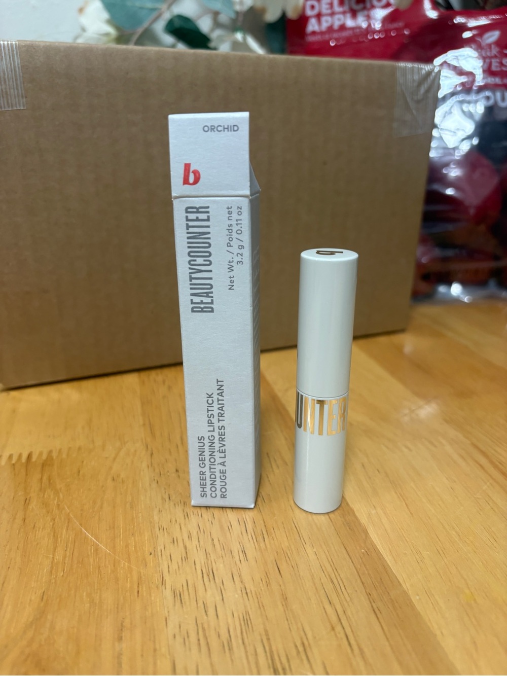 BEAUTYCOUNTER Sheer Genius Conditioning Lipstick In ORCHID 0.11 oz, BNIB, New